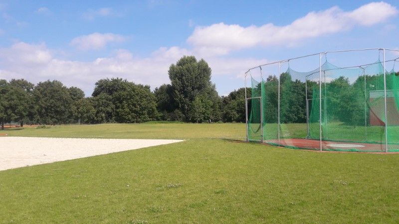 Werferfeld nach erfolgtem Umbau